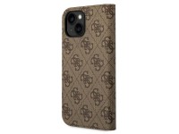 Guess GUBKP14SHG4SHW iPhone 14 6.1 "marrón / libro marrón 4G Vintage Gold Logo Guess GUBKP14SHG4SHW iPhone 14 6.1 "marrón / libro marrón 4G Vintage Gold Logo