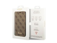 Guess GUBKP14SHG4SHW iPhone 14 6.1 "marrón / libro marrón 4G Vintage Gold Logo Guess GUBKP14SHG4SHW iPhone 14 6.1 "marrón / libro marrón 4G Vintage Gold Logo