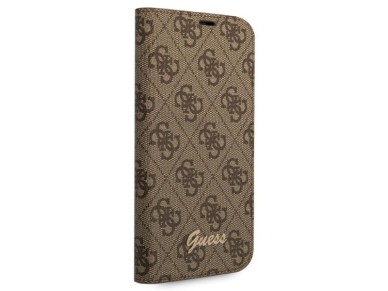 Guess GUBKP14XHG4SHW iPhone 14 Pro Max 6.7" marr�n / libro marr�n 4G Vintage Gold Logo