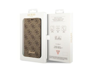 Guess GUBKP14XHG4SHW iPhone 14 Pro Max 6.7" marr�n / libro marr�n 4G Vintage Gold Logo