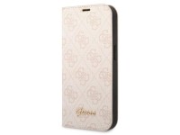 Guess GUBKP14SHG4SHP iPhone 14 6.1 "rosa / livro rosa 4G Vintage Gold Logo