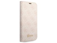 Guess GUBKP14SHG4SHP iPhone 14 6.1 "rosa / livro rosa 4G Vintage Gold Logo
