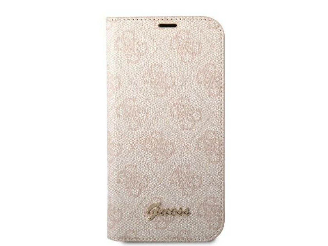Guess GUBKP14LHG4SHP iPhone 14 Pro 6.1 "rosa / libro rosa 4G Vintage Gold Logo