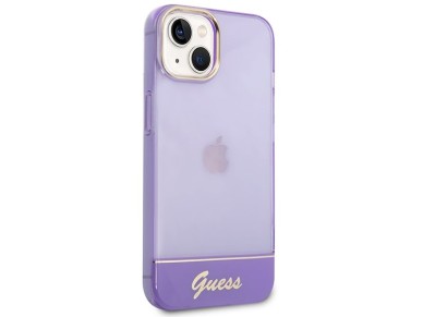 Capa translúcida Guess para iPhone 14 de 6,1" - Roxa Capa translúcida Guess para iPhone 14 de 6,1" - Roxa