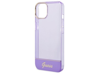 Capa translúcida Guess para iPhone 14 de 6,1" - Roxa Capa translúcida Guess para iPhone 14 de 6,1" - Roxa