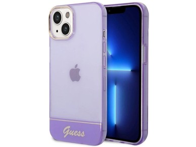 Guess GUHCP14MHGCOU iPhone 14 Plus 6.7 "violet / purple hardcase Translucent Guess GUHCP14MHGCOU iPhone 14 Plus 6.7 "violet / purple hardcase Translucent