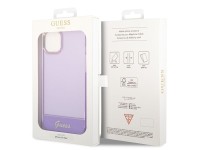 Capa rígida translúcida Guess GUHCP14MHGCOU para iPhone 14 Plus de 6,7 polegadas, violeta/roxa Capa rígida translúcida Guess GUHCP14MHGCOU para iPhone 14 Plus de 6,7 polegadas, violeta/roxa