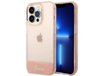 Guess Translucent iPhone 14 Pro Max 6.7" Case - Pink Guess Translucent iPhone 14 Pro Max 6.7" Case - Pink