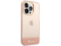 Guess Translucent iPhone 14 Pro Max 6.7" Case - Pink Guess Translucent iPhone 14 Pro Max 6.7" Case - Pink