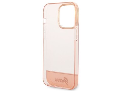 Guess Translucent iPhone 14 Pro Max 6.7" Case - Pink Guess Translucent iPhone 14 Pro Max 6.7" Case - Pink