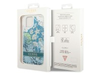 Guess GUHCP14MLFLSN iPhone 14 Plus 6.7 "green / green hardcase Flower Liquid Glitter