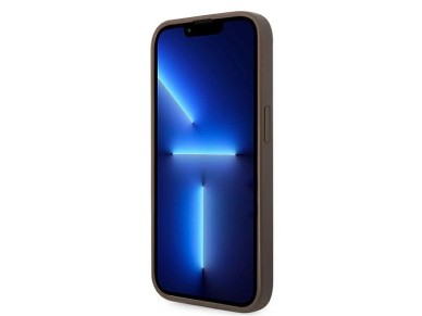 Guess GUHCP14LG4GLBR iPhone 14 Pro 6.1" brown/brown hard case 4G Stripe Collection Guess GUHCP14LG4GLBR iPhone 14 Pro 6.1" brown/brown hard case 4G Stripe Collection