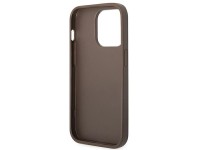 Capa rígida Guess GUHCP14LG4GLBR para iPhone 14 Pro 6.1" marrom/marrom, coleção 4G Stripe. Capa rígida Guess GUHCP14LG4GLBR para iPhone 14 Pro 6.1" marrom/marrom, coleção 4G Stripe.