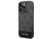 Guess GUHCP14XG4GLGR iPhone 14 Pro Max 6.7" grey/grey hard case 4G Stripe Collection Guess GUHCP14XG4GLGR iPhone 14 Pro Max 6.7" grey/grey hard case 4G Stripe Collection