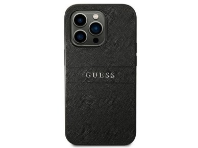 Capa Guess Saffiano com alça para iPhone 14 Pro - Preta Capa Guess Saffiano com alça para iPhone 14 Pro - Preta