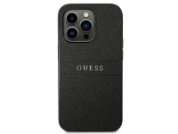 Guess Saffiano Strap Case for iPhone 14 Pro - Black Guess Saffiano Strap Case for iPhone 14 Pro - Black