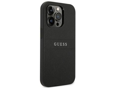 Capa Guess Saffiano com alça para iPhone 14 Pro - Preta Capa Guess Saffiano com alça para iPhone 14 Pro - Preta