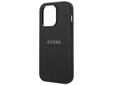 Capa Guess Saffiano com alça para iPhone 14 Pro - Preta Capa Guess Saffiano com alça para iPhone 14 Pro - Preta