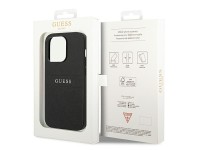 Guess Saffiano Strap Case for iPhone 14 Pro - Black Guess Saffiano Strap Case for iPhone 14 Pro - Black
