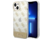 Guess GUHCP14MHG4MHG iPhone 14 Plus 6.7 "dourado / capa rígida dourada 4G Padrão Script Guess GUHCP14MHG4MHG iPhone 14 Plus 6.7 "dourado / capa rígida dourada 4G Padrão Script