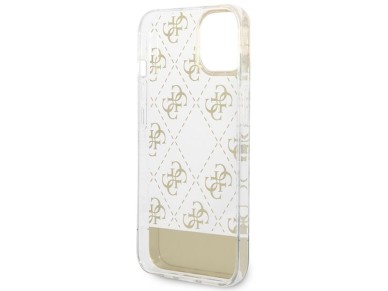 Guess GUHCP14MHG4MHG iPhone 14 Plus 6.7 "gold / gold hardcase 4G Pattern Script Guess GUHCP14MHG4MHG iPhone 14 Plus 6.7 "gold / gold hardcase 4G Pattern Script