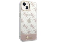 Guess GUHCP14MHG4MHP iPhone 14 Plus 6.7" rosa / carcasa rígida rosa 4G Pattern Script Guess GUHCP14MHG4MHP iPhone 14 Plus 6.7" rosa / carcasa rígida rosa 4G Pattern Script