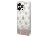 Guess GUHCP14LHG4MHP iPhone 14 Pro 6.1 "pink / pink hardcase 4G Pattern Script