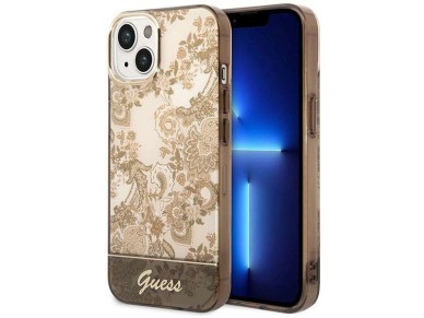 Guess GUHCP14MHGPLHC iPhone 14 Plus 6.7" ocher hardcase Porcelain Collection Guess GUHCP14MHGPLHC iPhone 14 Plus 6.7" ocher hardcase Porcelain Collection