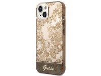 Guess GUHCP14MHGPLHC iPhone 14 Plus 6.7" capa rígida ocre Coleção Porcelana Guess GUHCP14MHGPLHC iPhone 14 Plus 6.7" capa rígida ocre Coleção Porcelana