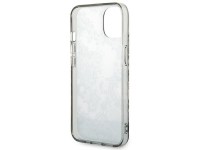 Funda r�gida gris para iPhone 14 Plus de 6,7" de Guess GUHCP14MHGPLHG, colecci�n Porcelain.