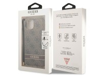 Funda r�gida marr�n para iPhone 14 Plus de 6,7 pulgadas de Guess GUOHCP14MH4STW, 4G, con correa esta
