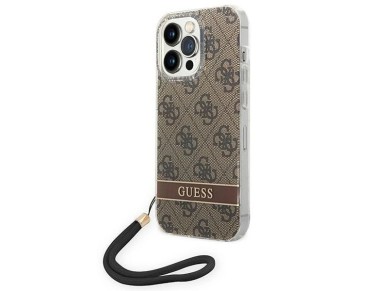 Funda Guess GUOHCP14LH4STW para iPhone 14 Pro de 6,1 pulgadas, color marrón, con carcasa rígida, 4G Funda Guess GUOHCP14LH4STW para iPhone 14 Pro de 6,1 pulgadas, color marrón, con carcasa rígida, 4G