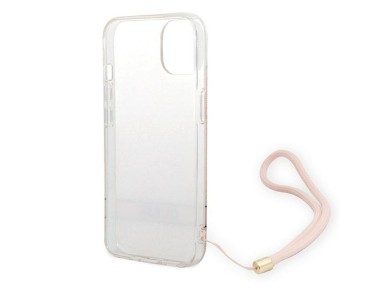 Guess GUOHCP14MH4STP iPhone 14 Plus 6.7 "pink / pink hardcase 4G Print Strap Guess GUOHCP14MH4STP iPhone 14 Plus 6.7 "pink / pink hardcase 4G Print Strap
