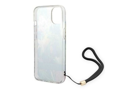 Guess GUOHCP14SHFLSB iPhone 14 6.1 "blue / blue hardcase Flower Strap Guess GUOHCP14SHFLSB iPhone 14 6.1 "blue / blue hardcase Flower Strap