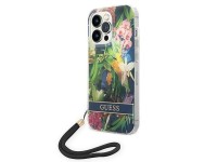 Guess GUOHCP14LHFLSB iPhone 14 Pro 6.1 "blue / blue hardcase Flower Strap Guess GUOHCP14LHFLSB iPhone 14 Pro 6.1 "blue / blue hardcase Flower Strap