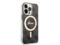 Set Guess GUBPP13LH4EACSK Case+ Charger iPhone 13 Pro black/black hard case 4G Print MagSafe Set Guess GUBPP13LH4EACSK Case+ Charger iPhone 13 Pro black/black hard case 4G Print MagSafe