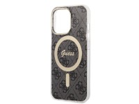 Set Guess GUBPP13LH4EACSK Case+ Charger iPhone 13 Pro black/black hard case 4G Print MagSafe Set Guess GUBPP13LH4EACSK Case+ Charger iPhone 13 Pro black/black hard case 4G Print MagSafe