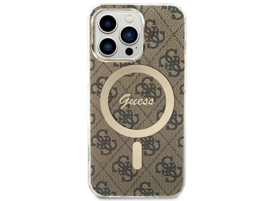 Conjunto Guess GUBPP13LH4EACSW Funda + Cargador para iPhone 13 Pro marrón/marrón, carcasa rígida, 4G Conjunto Guess GUBPP13LH4EACSW Funda + Cargador para iPhone 13 Pro marrón/marrón, carcasa rígida, 4G