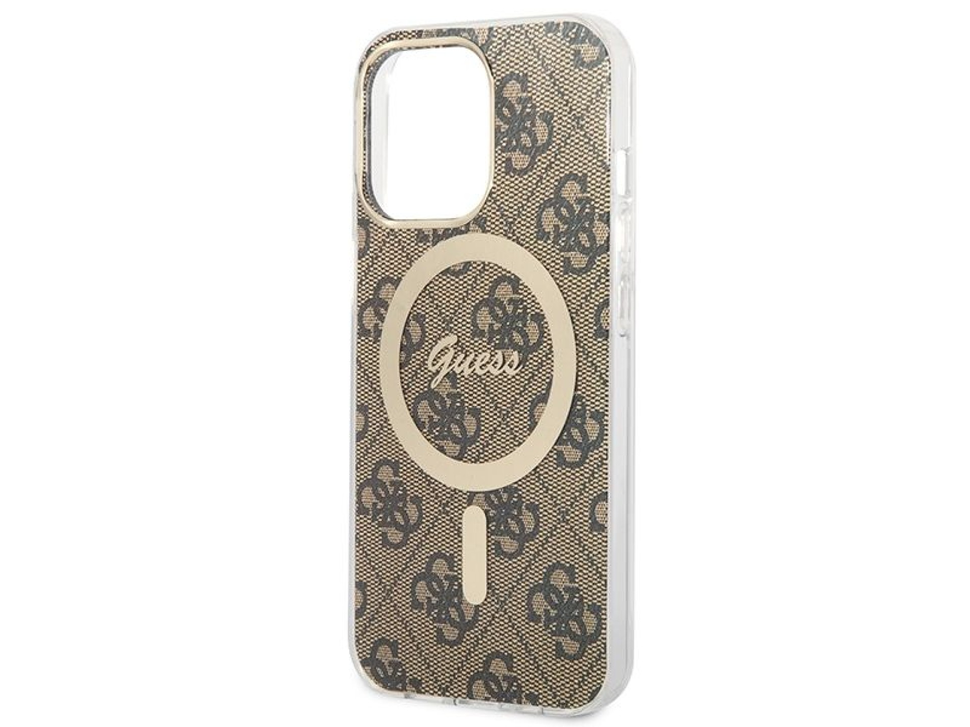 Conjunto Guess GUBPP13LH4EACSW Funda + Cargador para iPhone 13 Pro marrón/marrón, carcasa rígida, 4G