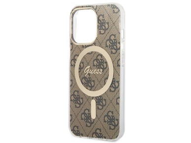 Conjunto Guess GUBPP13LH4EACSW Funda + Cargador para iPhone 13 Pro marrón/marrón, carcasa rígida, 4G Conjunto Guess GUBPP13LH4EACSW Funda + Cargador para iPhone 13 Pro marrón/marrón, carcasa rígida, 4G