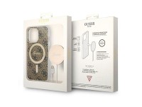 Conjunto Guess GUBPP13LH4EACSW Funda + Cargador para iPhone 13 Pro marrón/marrón, carcasa rígida, 4G Conjunto Guess GUBPP13LH4EACSW Funda + Cargador para iPhone 13 Pro marrón/marrón, carcasa rígida, 4G