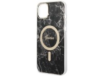 Conjunto Guess GUBPP14SHMEACSK Funda + Cargador para iPhone 14 de 6.1" negro/negro, carcasa rígida M Conjunto Guess GUBPP14SHMEACSK Funda + Cargador para iPhone 14 de 6.1" negro/negro, carcasa rígida M