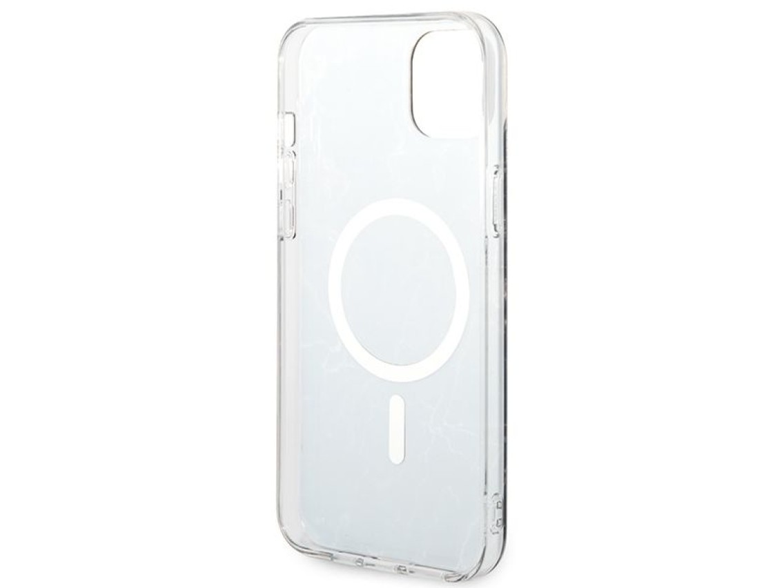 Conjunto Guess GUBPP14SHMEACSK Funda + Cargador para iPhone 14 de 6.1" negro/negro, carcasa rígida M