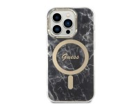 Set Guess GUBPP14LHMEACSK Case+ Charger iPhone 14 Pro 6.1" black/black hard case Marble MagSafe Set Guess GUBPP14LHMEACSK Case+ Charger iPhone 14 Pro 6.1" black/black hard case Marble MagSafe