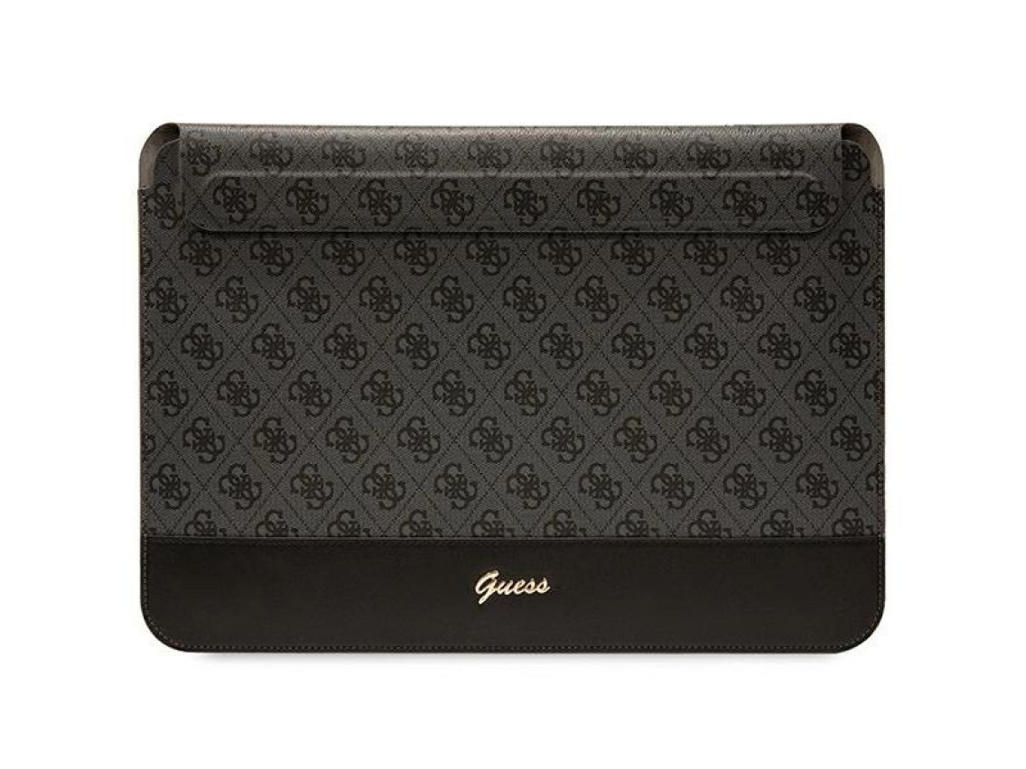 Capa Guess 4G Stripe Metal Logo para laptop de 14" - preta