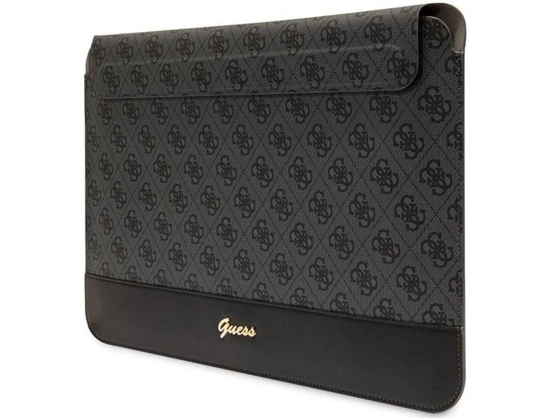 Capa Guess 4G Stripe Metal Logo para laptop de 14" - preta