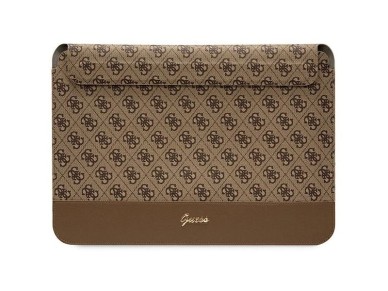 Funda Guess 4G Stripe Metal Logo para portátil de 14" - marrón Funda Guess 4G Stripe Metal Logo para portátil de 14" - marrón