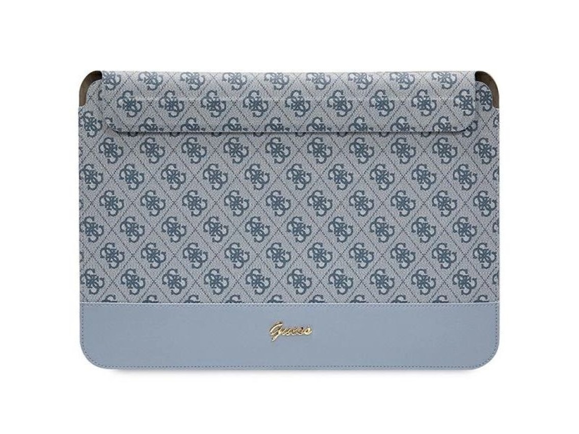 Capa Guess 4G Stripe Metal Logo para laptop de 14" - azul