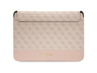 Funda Guess 4G Stripe Metal Logo para port�til de 14" - rosa