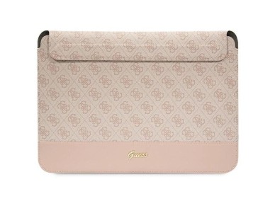 Funda Guess 4G Stripe Metal Logo para port�til de 14" - rosa